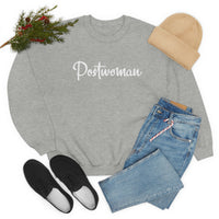 Postwoman Sweatshirt - United States Postal Worker Postal Wear Post Office Postal Mail Lady - Unisex Crewneck Sweatshirt