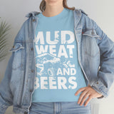 Mud Sweat And Beers - Country Life Cotton T-Shirt - Graphic Tees For Women Men Country Shirt Farmhouse Country T Shirt