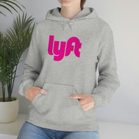 Driver Delivery Hoodie - New Logo Lyft, Lyft, Ride Share Hooded Sweatshirt - Unisex Heavy Blend Hoodie