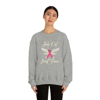 Breast Cancer Sweatshirt w - United States Postal Worker Postal Wear Post Office Postal - Unisex Crewneck Sweatshirt