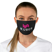 Lyft & Ubber Black- Fabric Face Mask