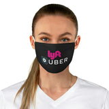 Lyft & Ubber Black- Fabric Face Mask