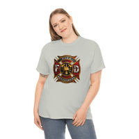 Firefighter T Shirt - Fire Department -100% Cotton Short Sleeve Unisex T-Shirt