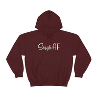 Single AF Valentine's Hoodie - Unisex Heavy Blend Hooded Sweatshirt - Funny Hoodie, Valentines Hoodie, Single Hoodie