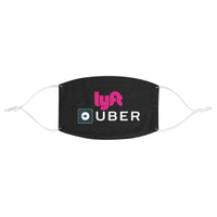 Lyft & Ubber Black- Fabric Face Mask