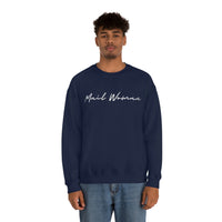 Mail Woman Sweatshirt - United States Postal Service Worker Postal Wear Post Office Postal Mail Lady - Unisex Crewneck Sweatshirt