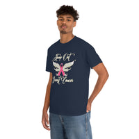 Breast Cancer - United States Postal Worker Postal Wear Post Office Postal Shirt - Heavy Cotton Short Sleeve Unisex