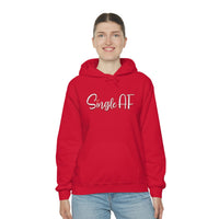 Single AF Valentine's Hoodie - Unisex Heavy Blend Hooded Sweatshirt - Funny Hoodie, Valentines Hoodie, Single Hoodie