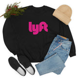 Driver Delivery Sweatshirt - New Logo Lyft, Lyft, Ride Share Sweatshirt - Unisex Heavy Blend Sweatshirt