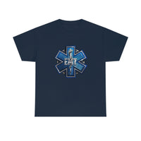 Star Of Life EMT - EMS Medic Firefighter Ambulance Doctor Nurse RN Emergency First Responder Shirt - Heavy Cotton Unisex T Shirt