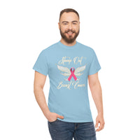 Breast Cancer - United States Postal Worker Postal Wear Post Office Postal Shirt - Heavy Cotton Short Sleeve Unisex