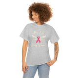 Breast Cancer - United States Postal Worker Postal Wear Post Office Postal Shirt - Heavy Cotton Short Sleeve Unisex