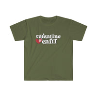 Valentine & Chill Softstyle Valentine's T Shirt - Funny Shirt, Valentines Shirt, Single Shirt