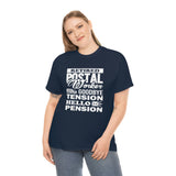 Retired Postal Worker Goodbye Shirt - United States Postal Worker Postal Wear Post Office Postal Shirt - Heavy Cotton Unisex