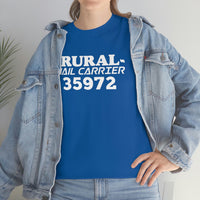 Custom Rural Carrier Zip Code Shirt - United States Postal Service Worker Postal Wear Post Office Postal Shirt - Heavy Cotton Unisex