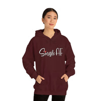 Single AF Valentine's Hoodie - Unisex Heavy Blend Hooded Sweatshirt - Funny Hoodie, Valentines Hoodie, Single Hoodie