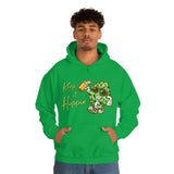 Keep It Hoppin' Hoodie - Hops Beer, Drinking Beer, Hops, Beer Season, Craft Beer, Home Brew, Best Beer, Unisex Heavy Blend Hooded Sweatshirt