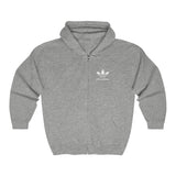 A Badass - Full Zip Hooded Sweatshirt , Unisex Heavy Blend