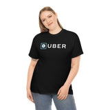 Driver Delivery T Shirt - New Logo Uber, Ride Share Shirt - Short Sleeve Unisex Tees - Heavy Cotton