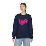 Driver Delivery Sweatshirt - New Logo Lyft, Lyft, Ride Share Sweatshirt - Unisex Heavy Blend Sweatshirt