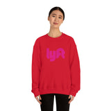 Driver Delivery Sweatshirt - New Logo Lyft, Lyft, Ride Share Sweatshirt - Unisex Heavy Blend Sweatshirt