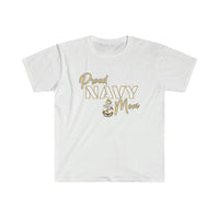 Proud Navy Mom - Unisex Softstyle T-Shirt