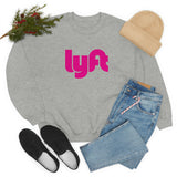 Driver Delivery Sweatshirt - New Logo Lyft, Lyft, Ride Share Sweatshirt - Unisex Heavy Blend Sweatshirt