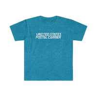 Postal Carrier Shirt- Heather Softstyle Unisex T Shirt, United States Postal Worker Postal Wear Post Office Postal Shirt