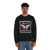 Breast Cancer Sweatshirt - United States Postal Worker Postal Wear Post Office Postal - Unisex Crewneck Sweatshirt