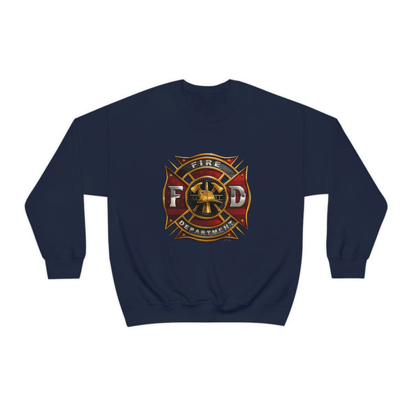 Firefighter Sweatshirt Fire Department - Unisex Heavy Blend Sweatshirt