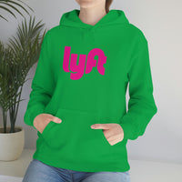 Driver Delivery Hoodie - New Logo Lyft, Lyft, Ride Share Hooded Sweatshirt - Unisex Heavy Blend Hoodie