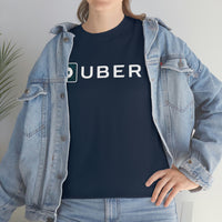 Driver Delivery T Shirt - New Logo Uber, Ride Share Shirt - Short Sleeve Unisex Tees - Heavy Cotton