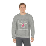 Breast Cancer Sweatshirt - United States Postal Worker Postal Wear Post Office Postal - Unisex Crewneck Sweatshirt