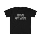 I LOVE MY WIFE Snowmobiling T Shirt - Snowmobile, Gift for Husband, Man Gift, Gift for Him, Father's Day, Birthday Gift Funny Softstyle