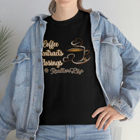 Coffee Contracts Closings T Shirt - Realtor Shirt Home Girl Shirt Real Estate T Shirt - Short Sleeve Unisex Jersey