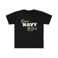 Proud Navy Dad - Unisex Softstyle T-Shirt