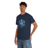 Star Of Life EMT - EMS Medic Firefighter Ambulance Doctor Nurse RN Emergency First Responder Shirt - Heavy Cotton Unisex T Shirt