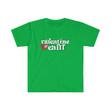 Valentine & Chill Softstyle Valentine's T Shirt - Funny Shirt, Valentines Shirt, Single Shirt