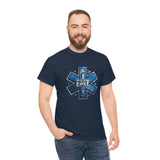 Star Of Life EMT - EMS Medic Firefighter Ambulance Doctor Nurse RN Emergency First Responder Shirt - Heavy Cotton Unisex T Shirt