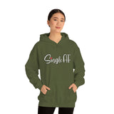 Single AF Valentine's Hoodie - Unisex Heavy Blend Hooded Sweatshirt - Funny Hoodie, Valentines Hoodie, Single Hoodie