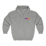 Fed Up Period - Full Zip Hooded Sweatshirt , Unisex Heavy Blend