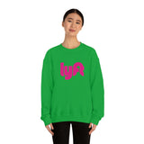 Driver Delivery Sweatshirt - New Logo Lyft, Lyft, Ride Share Sweatshirt - Unisex Heavy Blend Sweatshirt