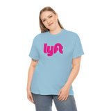 Driver Delivery T Shirt - New Lyft Logo, Lyft, Ride Share Shirt - Short Sleeve Unisex Tees - Heavy Cotton