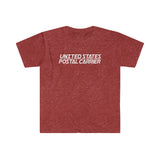 Postal Carrier Shirt- Heather Softstyle Unisex T Shirt, United States Postal Worker Postal Wear Post Office Postal Shirt