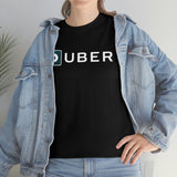 Driver Delivery T Shirt - New Logo Uber, Ride Share Shirt - Short Sleeve Unisex Tees - Heavy Cotton