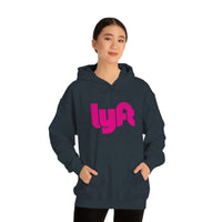 Driver Delivery Hoodie - New Logo Lyft, Lyft, Ride Share Hooded Sweatshirt - Unisex Heavy Blend Hoodie