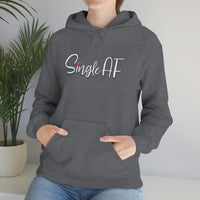 Single AF Valentine's Hoodie - Unisex Heavy Blend Hooded Sweatshirt - Funny Hoodie, Valentines Hoodie, Single Hoodie