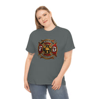 Firefighter T Shirt - Fire Department -100% Cotton Short Sleeve Unisex T-Shirt