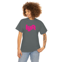 Driver Delivery T Shirt - New Lyft Logo, Lyft, Ride Share Shirt - Short Sleeve Unisex Tees - Heavy Cotton