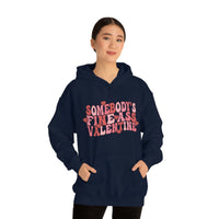 Somebody's Fine Ass Valentine Hoodie - Unisex Heavy Blend Hooded Sweatshirt - Funny Hoodie, Valentines Hoodie, Single Hoodie